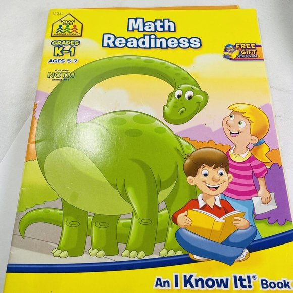 Pre-1st Grade Learning Books Shapes Colors Math Children Eduction Ready - Picture 8 of 10